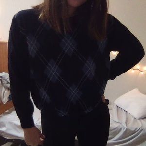 Checkered sweater